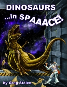 dinosaurs in space